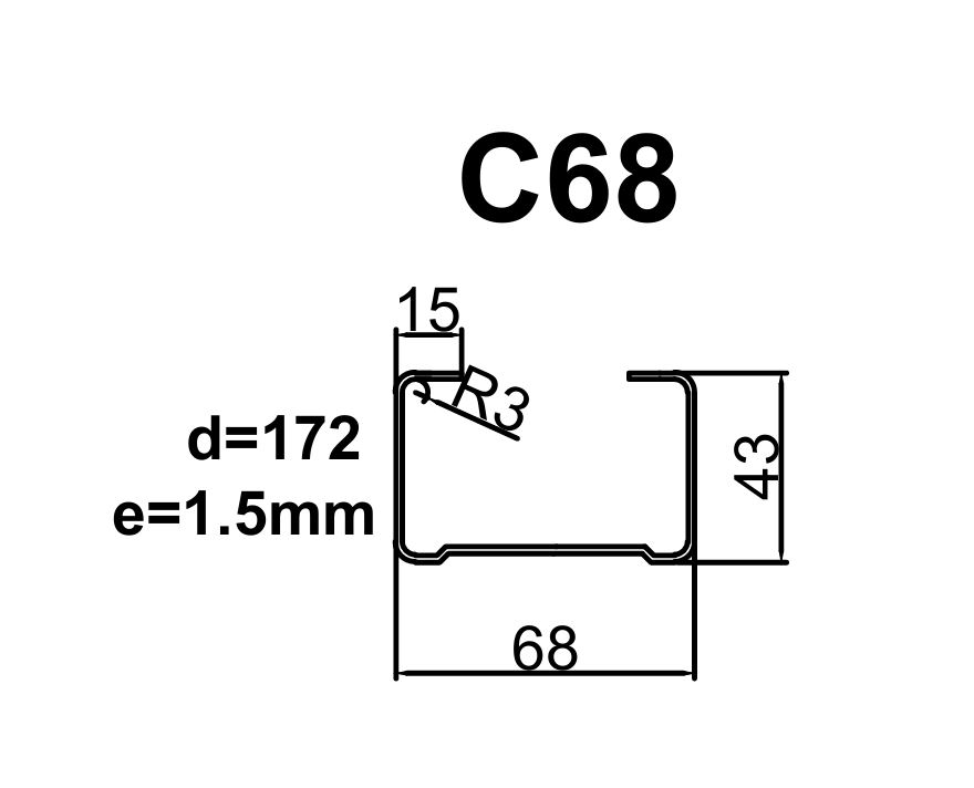 perfil acerma c 68