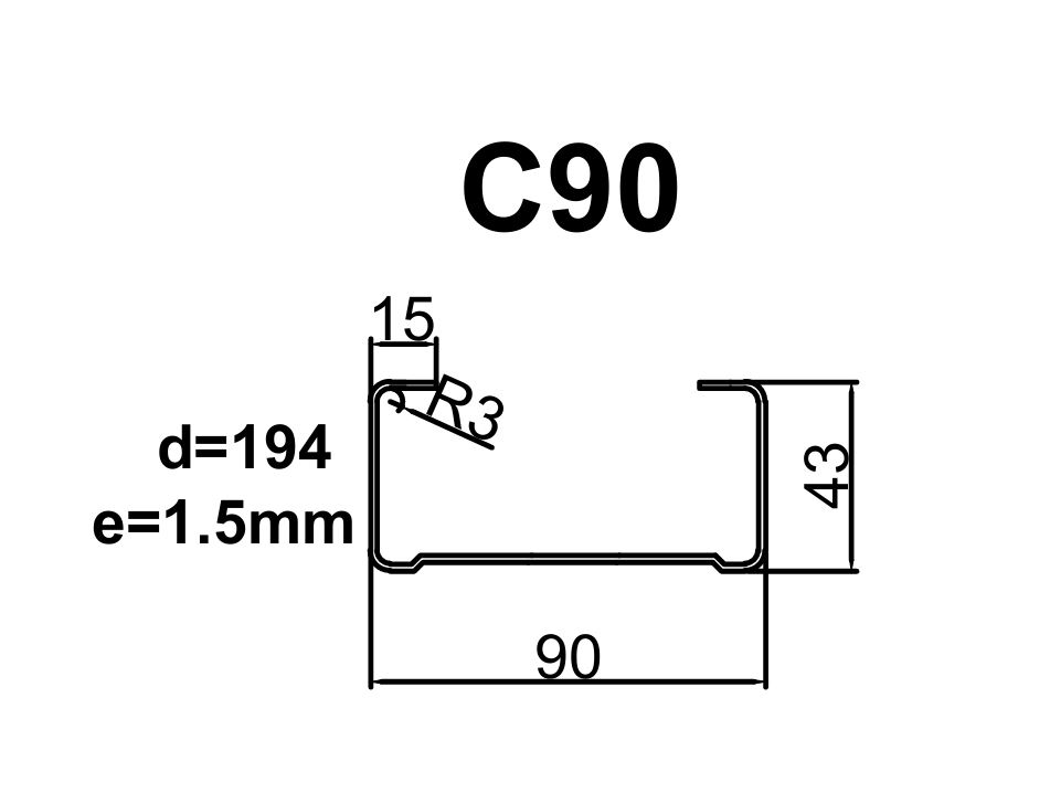 perfil acerma c 90